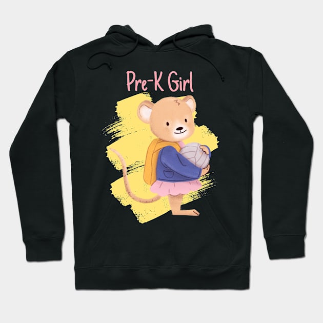 Pre-Kindergarten Girl Hoodie by I Love My Family